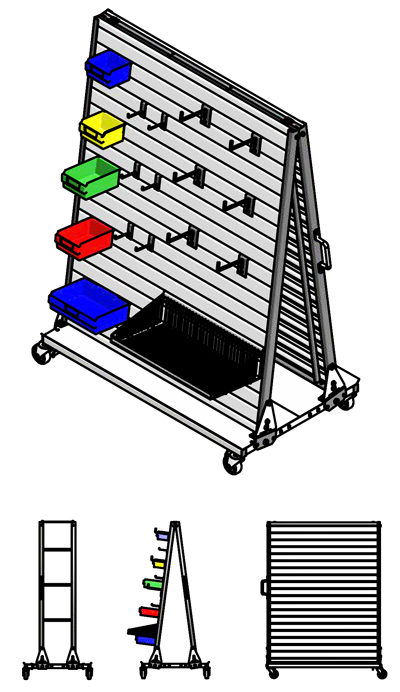 Rotating Display Towers