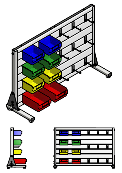 Rotating Display Towers